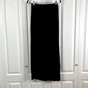 Black ARITZIA Babaton Rico Maxi Skirt SMALL